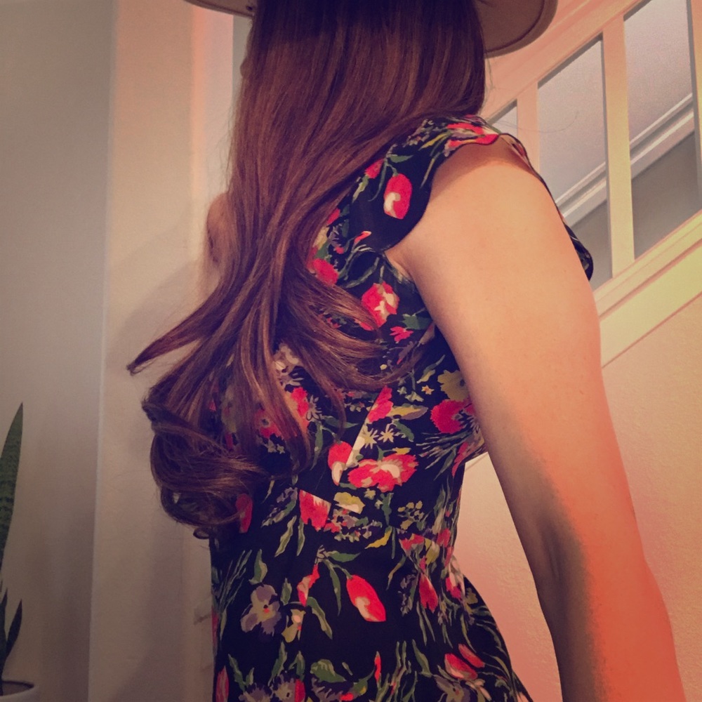 Floral maxi dress 🌺